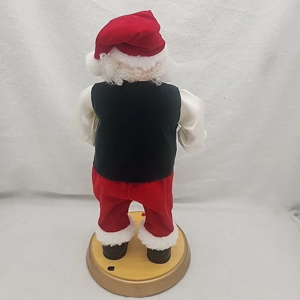Musical Hip Swinging Santa North Pole Productions Gemmy Industries 1998 With Box